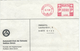ACS 8032 Zürich 32 Neumünster - FRAMA 4198 - 1987 > Graz - Frankiermaschinen (FraMA)