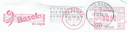 FK BST BVS Basel Da Capo Cytwombay Die Skulptur Kunstmuseum Basel  !! Rechts Oben Eck Fehlt !! - Frankiermaschinen (FraMA)