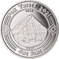 Monnaie, États-Unis, Dime, 2021, U.S. Mint, Fox Tribes.BE.Fantasy Items, SPL - Commemorative