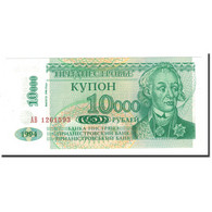 Billet, Transnistrie, 10,000 Rublei On 1 Ruble, 1998, KM:29a, NEUF - Moldavië