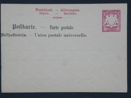 BH17 ALLEMAGNE BAYERN  BELLE CARTE  ENTIER   1900  NON VOYAGEE++ - Ganzsachen