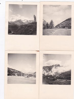 4 Photos De Particulier 1951 Suisse  Valais Simplon Col Du Simplon Vues Générales  Réf 18753 - Orte