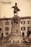 CPA CHATEAUNEUF-de-RANDON - Statue De Duguesclin (638482) - Chateauneuf De Randon