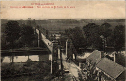 CPA Env. De MOISSAC Pont Suspendu De St-NICOLAS De La Grave (614961) - Saint Nicolas De La Grave