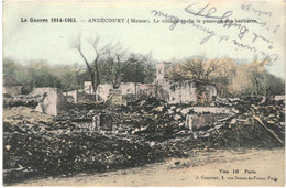 CPA Carte Postale France  Anzécourt Le Village Après Le Passage Des Barbares 1914-15 VM58473 - Bar Le Duc