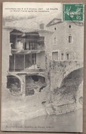 CPA 07 - LE POUZIN - Inondations Des 8 Et 9 Octobre 1907 La Maison Faurel Après Les Inondations - TB PLAN - Le Pouzin