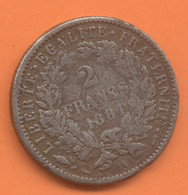 FAUSSE D'ORIGINE 2 FRANCS 1881 A  CERES - 2 Francs