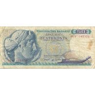 Billet, Grèce, 50 Drachmai, 1964, 1964-10-01, KM:195a, TTB - Griekenland