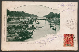 Indochine Divers Sur CPA TAD KRAUCHMAR, Cambodge 1.11.1904 - (B2404) - Briefe U. Dokumente