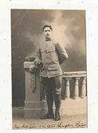 Cp, Carte Photo P. Delachaux , Bex Les Bains, SUISSE, 1916, Militaria, Militaire - Personen