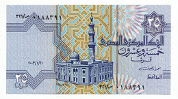 EGYPT - 25 Piastres 2003. P57, UNC (EGY025) - Egitto