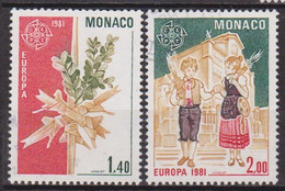 Emission Europa - MONACO - Folklore - Célébration Des Rameaux - N° 1273-1274 - 1981 - Oblitérés
