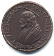 PAPA GREGORIO XIII MEDAGLIA GESU BEATI QUI CUSTODIUNT 1575 - Monarchia/ Nobiltà