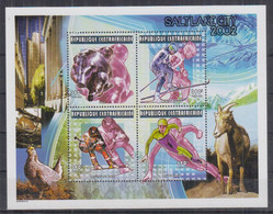 C12. Central African Republic MNH 2000 Sport - Winter Olympic Games 2002 - Salt Lake City, USA - Hiver 2002: Salt Lake City - Paralympic