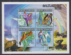 C12. Central African Republic MNH 2000 Sport - Winter Olympic Games 2002 - Salt Lake City, USA - Inverno2002: Salt Lake City - Paralympic