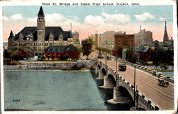 I0711 - OHIO - DAYTON - ÉTATS UNIS - Main St Bridge And Steele High School - Dayton