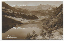 CPA - LUNGERNSEE MIT WETTERHORNGRUPPE - Lungern