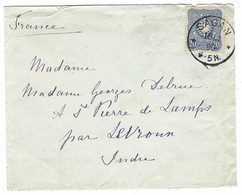 1890 - Letter From SAGAN ( Zagan ) Fr. 20 Pf To  France - Covers & Documents