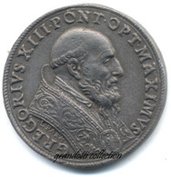 PAPA GREGORIO XIII 1582 SANTA MARIA DEI MONTI MEDAGLIA RESTITUZIONE - Adel