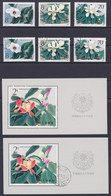 CHINA 1986, "Magnolia", Serie T.111 UM + Obl., S/s UM + Obl. - Blocks & Sheetlets