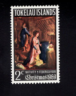 1651791746  1969 SCOTT 20  POSTFRIS (XX) MINT NEVER HINGED  - CHRISTMAS - Tokelau