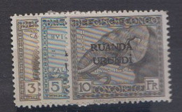 RUANDA   1924     N°  59 / 61         Neuf Avec Charniére   Cote   27 € 50   ( S 238 ) - Ongebruikt