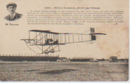 Aviation. Biplan SOMMER Piloté Par TETARD. (Salie Côté Droit, Vendue En L'état) - Flieger