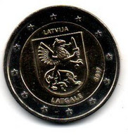 2017 - Lettonia 2 Euro Latgale     ------ - Letonia