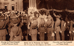 N°99008 -cpa Mariage Du Prince Léopold Et De La Princesse Astrid - Feesten En Evenementen