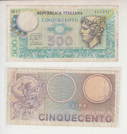Repubblica: 500 Lire Mercurio 20/12/1976 - 05/06/1976 - 500 Lire
