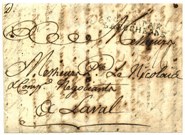 1766 COL. PAR / LA ROCHELLE Sur Lettre Avec Texte Daté "ST MARC" Pour LAVAL. B/TB. - Posta Marittima