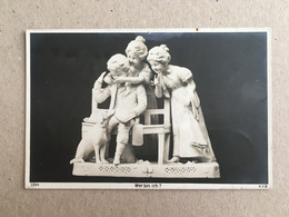 Artist Illustrateur Kunstler Wer Bin Ich Children With Dog Hund Chien Sculpture Monument Denkmal Lenzkirch Furth Bayern - Sculptures