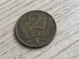 Münze Münzen Umlaufmünze Polen 2 Zloty 1977 - Pologne