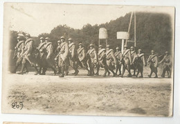 57 Moselle Bitche écrit Souvenir De Loraine Manoeuvre Militaire Sur La Route Carte Photo - Bitche