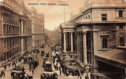 CPA General Post Office - London - Tres Animé - Oblitéré A Ilford En Angleterre - Correos & Carteros