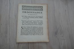 Arrest Du Conseil D''Etat Du Roi 30/03/1711 Qui Deffend L'usage Des Rames Pour Les Draps De La Montagne De Carcassonne.. - Decrees & Laws