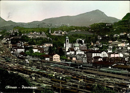 SWITZERLAND - CHIASSO - RAIL STATION / STAZIONE FERROVIARIA - TRENI - EDIT ERALFOTO - MAILED 1960  (15190) - Chiasso