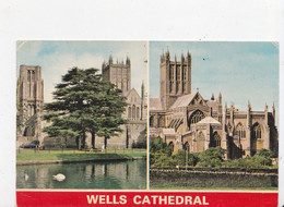 WELLS, Cathédrale, 2 Vues, Ed. Bennis Production 1985 - Wells