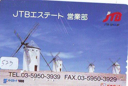 Carte Prepayee Japon * JTB * (523) * CARD JAPAN * KARTE * - Advertising