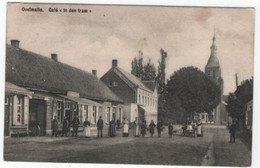 1 Oude Postkaart Oostmalle  Café " In Den Tram"  Poseren Met De Kinderen In De Eerste  Auto V Oostmalle ? - Malle