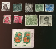 Inde - Oblitéré - Lot De 10 Timbres Différents Scannés Recto Verso - - Collections, Lots & Séries