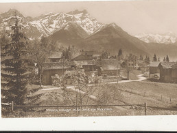 SUISSE ))  VILLARS VILLAGE ET LA DENT DE MORCLES - Morcles