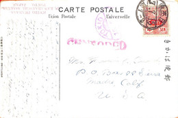 Aa6918 - JAPAN - POSTAL HISTORY -  POSTCARD To California USA  - CENSORED - Briefe U. Dokumente