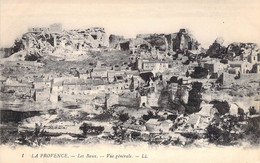 CPA France - La Provence - Les Baux - L. L. - Cachet Les Baux Hotel Monte Carlo - Pinet Pierre - Vue Générale - Les-Baux-de-Provence