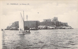 CPA France - Marseille - Le Chateau D'If - Rocher - Île - Bateau - Voilier - Animée - Phare - Mer - Castellane, Prado, Menpenti, Rouet