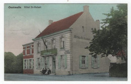 1 Oude Postkaart Oostmalle Hotel St. Hubert - Malle