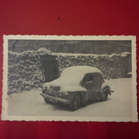 CARTE PHOTO AUTOMOBILE 4 CV - Passenger Cars