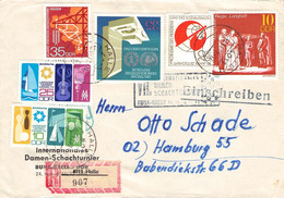 DDR - 10 UMSCHLÄGE 1973-1978 THEMA SCHACH / GR276 - Macchine Per Obliterare (EMA)