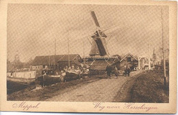 Meppel, Weg Naar Hesselingen (Een Raster Op De Kaart Is Veroorzaakt Door Het Scannen; De Afbeelding Is Helder) (molen) - Meppel