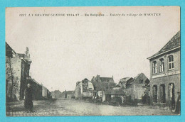 * Woesten (Vleteren) * (Phototypie Baudinière Paris, Nr 1337) Grande Guerre 1914-17, Entrée Du Village, Ruines - Vleteren